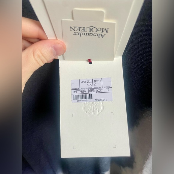 Alexander McQueen Storm Print Wool and Silk Sweater, size S - Picture 11 of 12